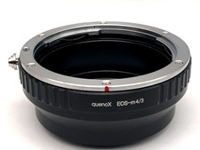QuenoX Adaptateur D'Objectif Micro Quatre Tiers EOS (Canon EF -> M4/3)