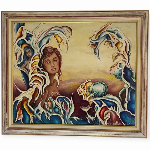 Grande peinture surrealiste - grande,