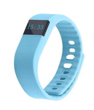 SPORT & FITNESS BLUETOOTH HEALTH BRACELET HEART RATE MONITOR AND MORE, BLUE