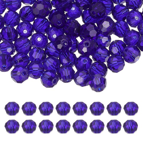 Perles cristal rondes - cristal,