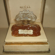 Collector flacon parfum "Ondes"  Rival Paris France hauteur 8,8cm
