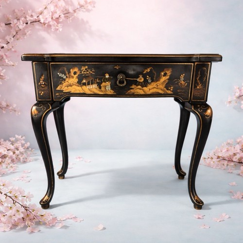 Vintage chinoiserie style side - vintage, chinoiserie-style