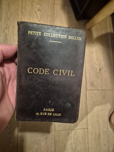 Livre ancien code civil 1903 - code,