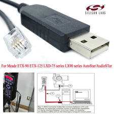 Telescope to PC Cable(1.8meter) for Meade 505 ETX127 ETX125 ETX-90 LXD75 LX80