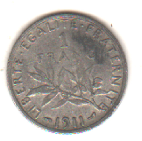 Pièce franc semeuse - franc,