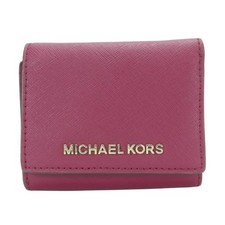 OCCASION Portefeuille Michael Kors Tri-fold 35H9STVZ5L cuir Magenta Magenta...