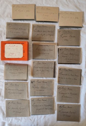 Lot plaques verre - 17, de