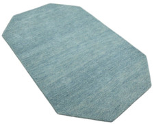Tapis Uni Gris 100% Laine