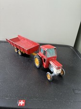 Matchbox King Size Tracteur Massey Ferguson K-3 Et Remorque