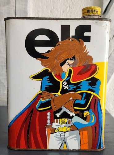 Bidon huile elf albator - huile,