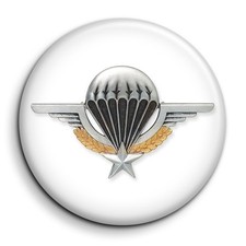 Insigne militaire brevet parachutistes - Badge Epingle 38mm Button Pin