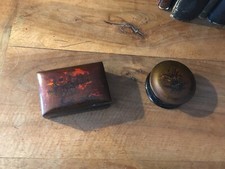 2 Boites décor Asie - Début XXème siècle - Bois