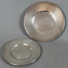 Lot De 2 Plateaux Ronds