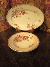 1 Plat Ovale 1 Assiette Creuse