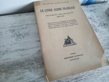 LE LIVRE JAUNE FRANCAIS -