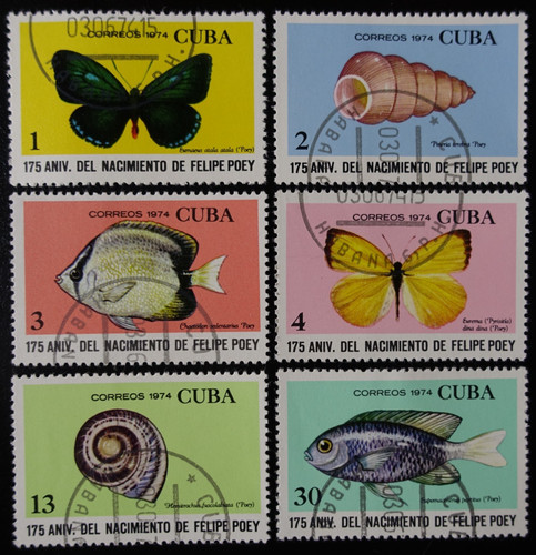 Timbres 1cuba animaux - 1cuba,