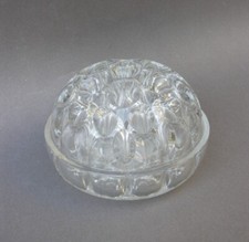 Vase boule pique fleurs porte crayons pinceaux centre de table verre cristal 1 