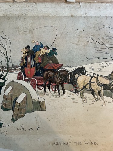 Tableau lithographie anglaise - tableau,