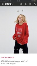 Pull de Noël ASOS avec slogan