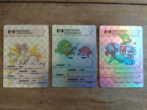 Zelda nes set 3 retrocards - -,