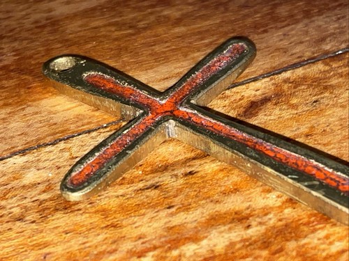 Ancien pendentif grande croix - ancien,
