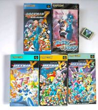 Lot 5 SFC Megaman Rockman X X2 X3 7 &Bass CAPCOM Nintendo Super Famicom Japan