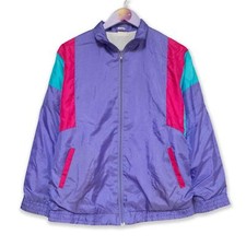 Anorak Vintage Violet Bleu Et