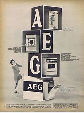 Publicité Advertising 016 1968 Aeg lave-vaisselle cuisinière frigidaire