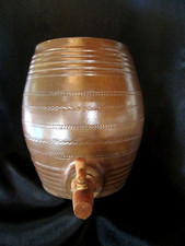 VINAIGRIER GRES EMAILLE DUBORJAL 5 L. Pot Vinaigre Vinegar Jar Poterie