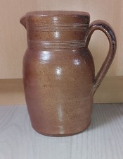 Ancien Pichet En Grès Vernissé Numéro 5 - 1,5 L / 1,246 Kg