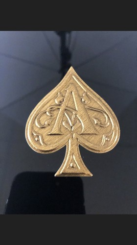 Ace spades gold armand de - of,