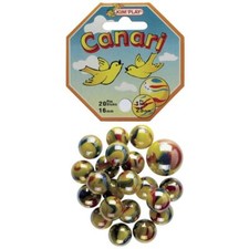 [COU500801] KIM'PLAY Sachet de 20 Billes 16mm + 1 Calot 25 mm CANARI