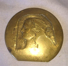 Ancienne medaille sculpture - medaille,