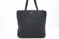 PRADA Archives Fourre-Tout Sac B9711 Triangle Plaque Logo Tissu Nylon Noir 4095h