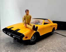 Ancienne voiture télécommandée Alfa Romeo Alfetta SPIDER avec boite poupée co...