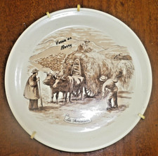 - ASSIETTE VATAN EN BERRY - INDRE 36 " LA FENAISON" -  REC PORCELAINE CASTELROUX