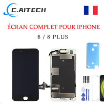 ECRAN LCD VITRE TACTILE COMPLET POUR IPHONE 8/8PLUS NOIR BLANC