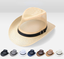 Hommes Paille Panama Chapeau