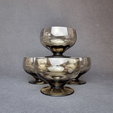 Coupe Cristal Fumé Vintage -