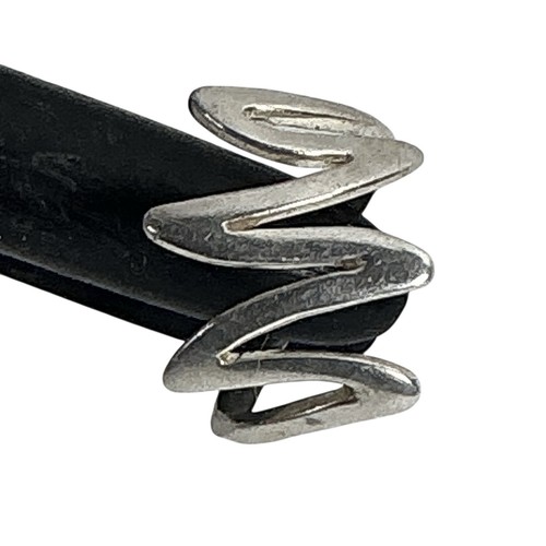 Bague zig zag argent - bague, massif