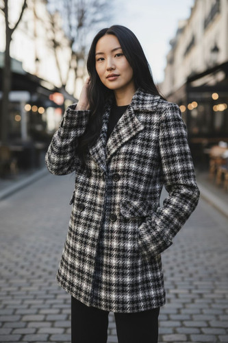 Veste laine qualité - de,