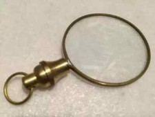 Ancienne loupe de collection ancienne en laiton lourd vintage loupe cadeau