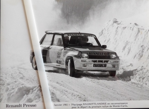 Photo presse renault turbo - presse,