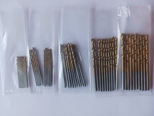 Jeu de 50 forets micro a métaux hss au titane ....