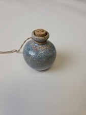 Petit Flacon Grès Émaillé