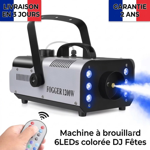 Machine fumee 1200w led rgb - 1200w,