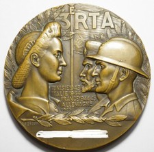 ALGERIE : RARE MEDAILLE POUR LE 3e REGIMENT DE TIRAILLEURS ALGERIENS (Gr: Bazor)
