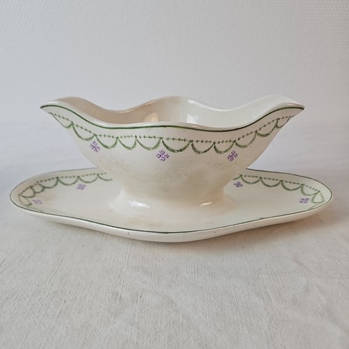 Saucière décor violetta - décor,