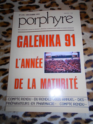 Revue porphyre préparateur - revue,