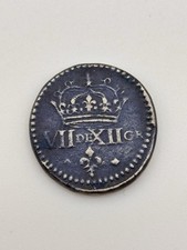 Pièce Poids Monétaire royal Ancien Jeton Monnaie Louis XIII 13
